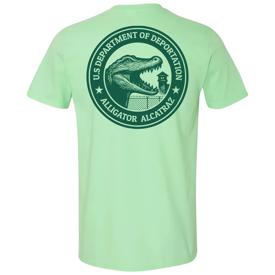 Alligator Alcatraz U.S. Department of Deportation Gator T-shirt