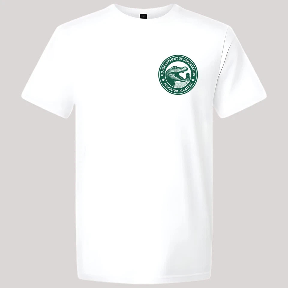 Alligator Alcatraz U.S. Department of Deportation Gator T-shirt
