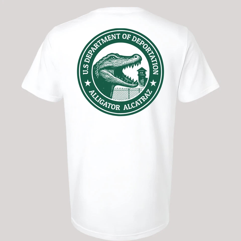 Alligator Alcatraz U.S. Department of Deportation Gator T-shirt