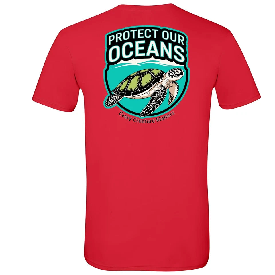 Sea Turtle Protect Our Oceans T-shirt Evry Creature Matters Sea Life