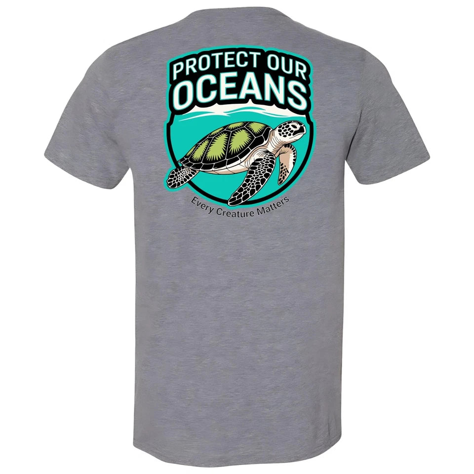 Sea Turtle Protect Our Oceans T-shirt Evry Creature Matters Sea Life