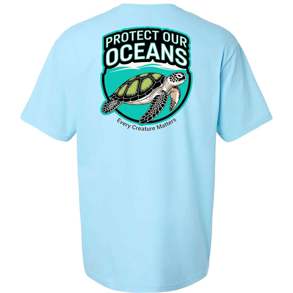 Sea Turtle Protect Our Oceans T-shirt Evry Creature Matters Sea Life