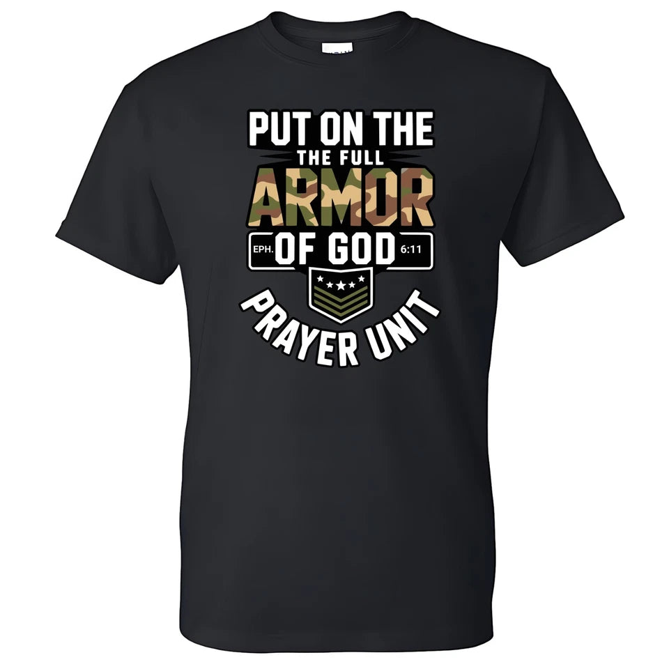 Put On The Full Armor of GOD Men's T-shirt Christian Jesus Christ Shirt