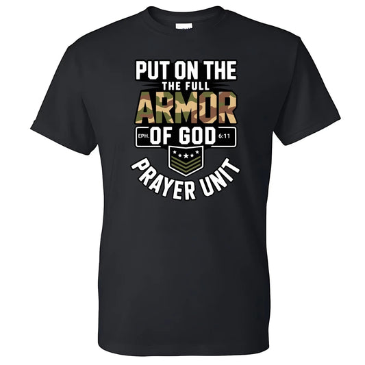Put On The Full Armor of GOD Men's T-shirt Christian Jesus Christ Shirt