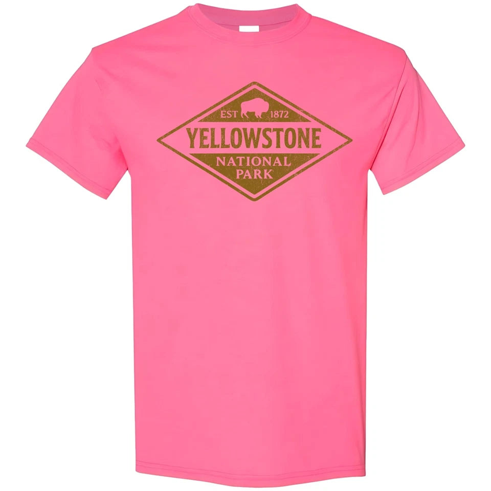 Yellowstone National Park Wyoming T-shirt Bison