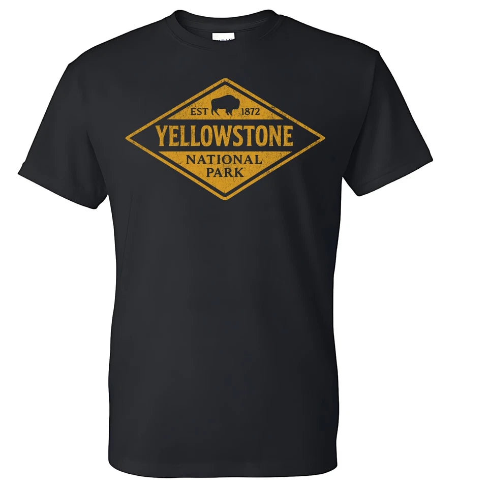 Yellowstone National Park Wyoming T-shirt Bison