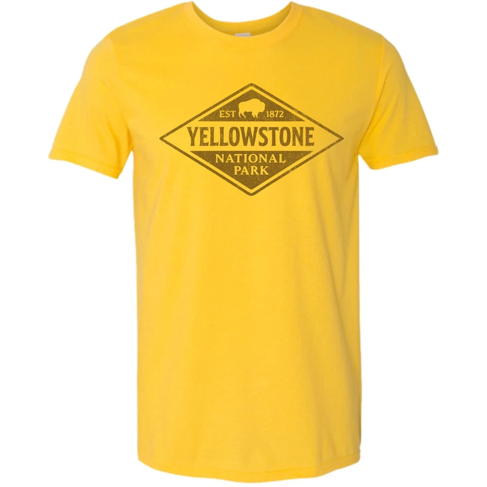 Yellowstone National Park Wyoming T-shirt Bison