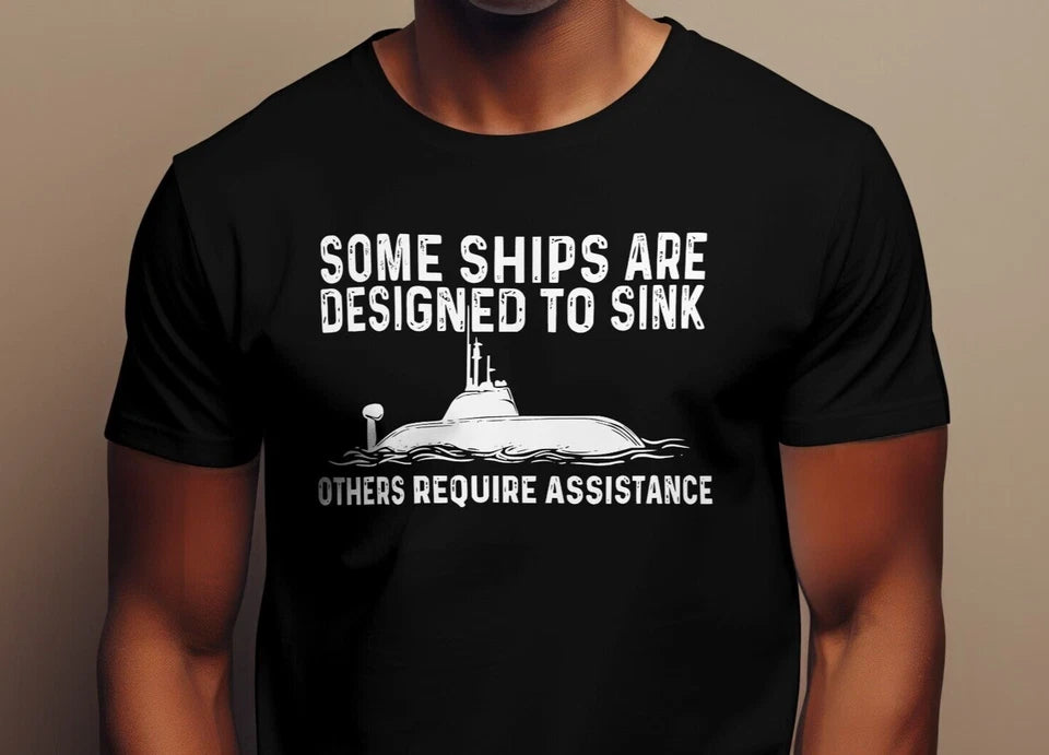 Submarine Service Veteran Retired Military t-shirt Men's Black