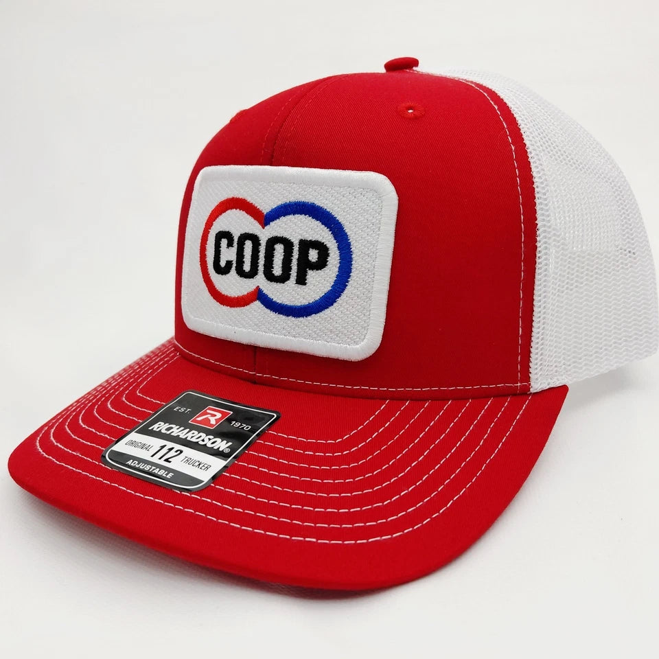 CO-OP Farm Ranch Embroidered Patch Richardson 112 Hat Cap