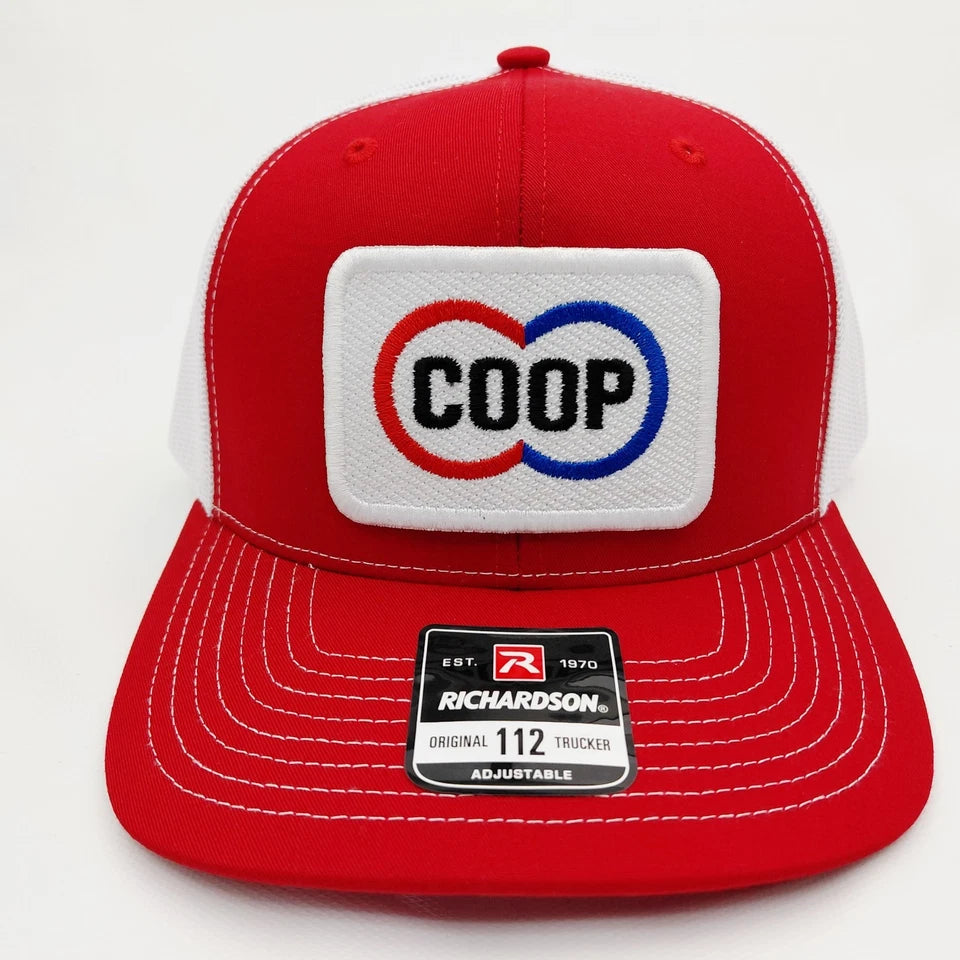 CO-OP Farm Ranch Embroidered Patch Richardson 112 Hat Cap