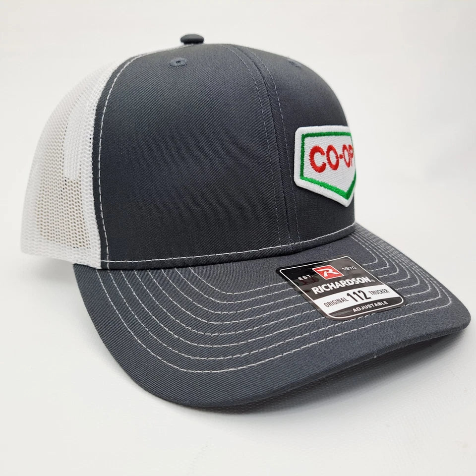 Co-Op Richardson 112 Trucker Cap Hat Mesh Snapback Embroidered Patch