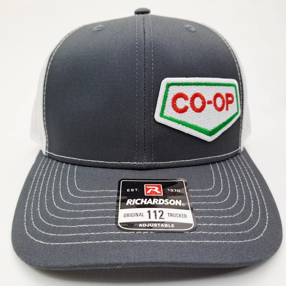 Co-Op Richardson 112 Trucker Cap Hat Mesh Snapback Embroidered Patch