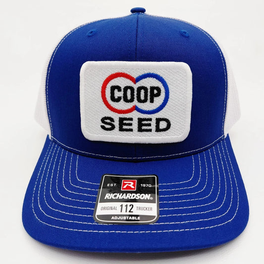CO-OP SEED Farm Ranch Embroidered Patch Richardson 112 Hat Cap
