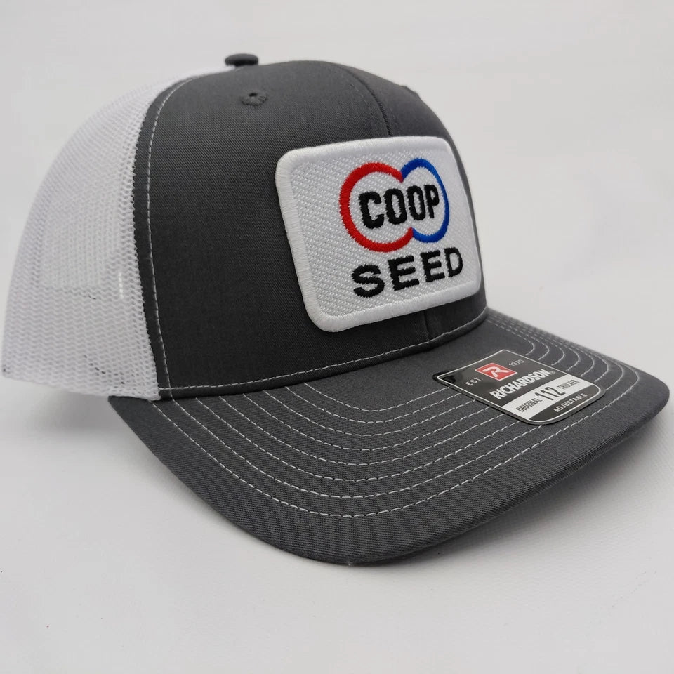 CO-OP SEED Farm Ranch Embroidered Patch Richardson 112 Hat Cap