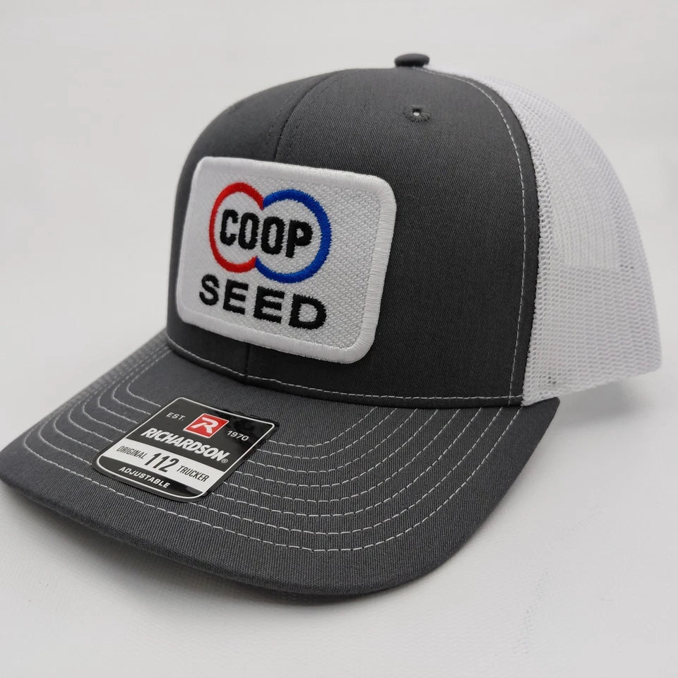 CO-OP SEED Farm Ranch Embroidered Patch Richardson 112 Hat Cap