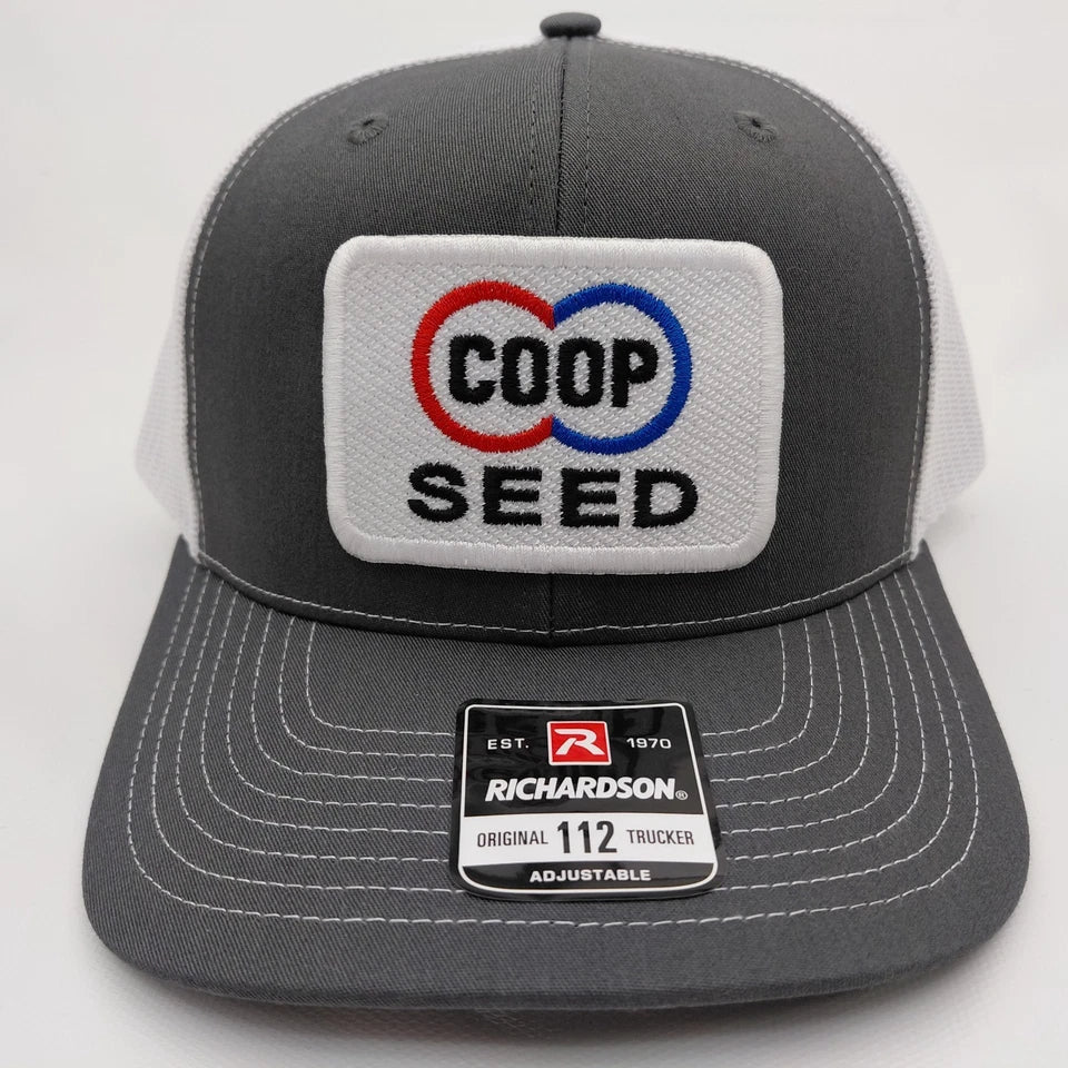 CO-OP SEED Farm Ranch Embroidered Patch Richardson 112 Hat Cap