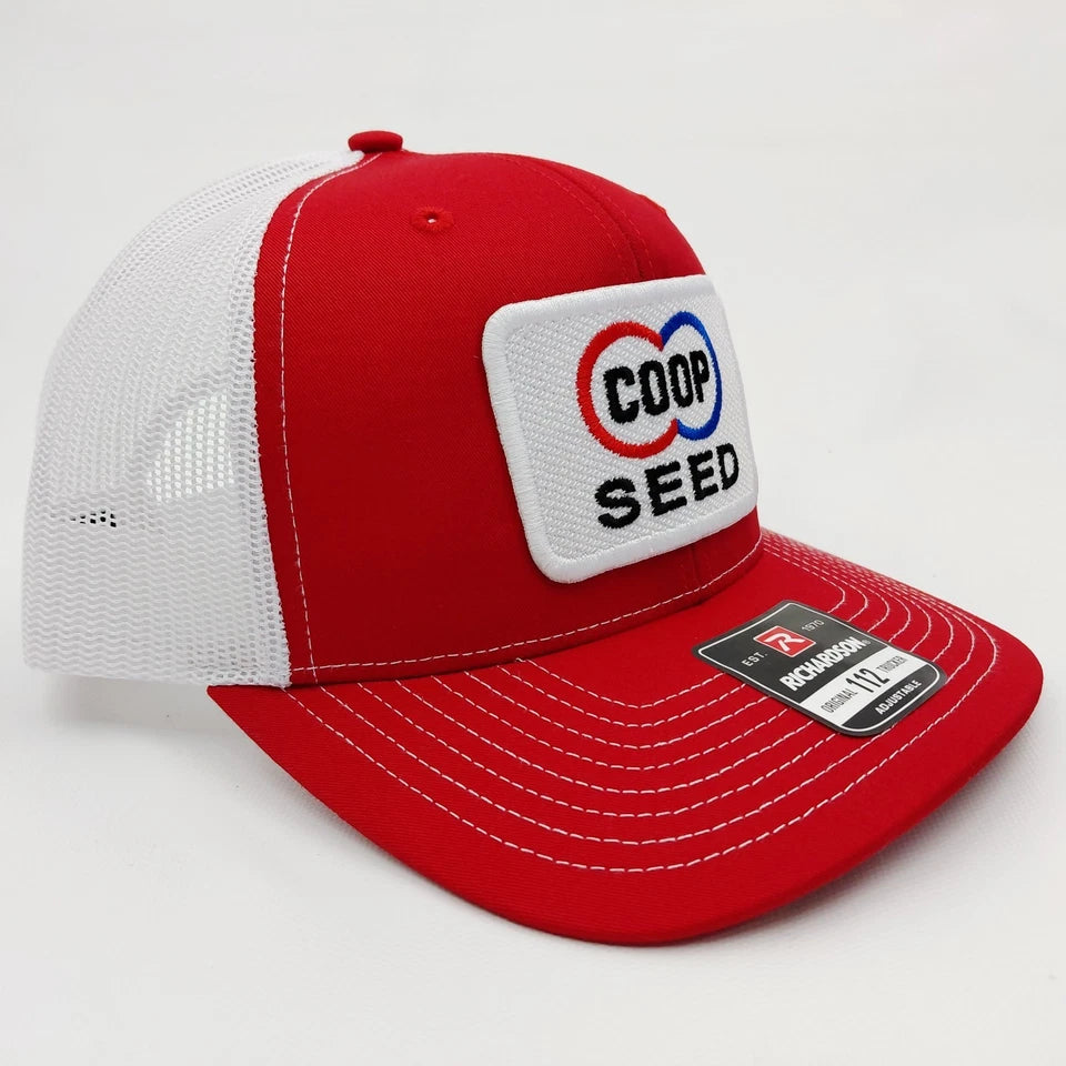 CO-OP SEED Farm Ranch Embroidered Patch Richardson 112 Hat Cap