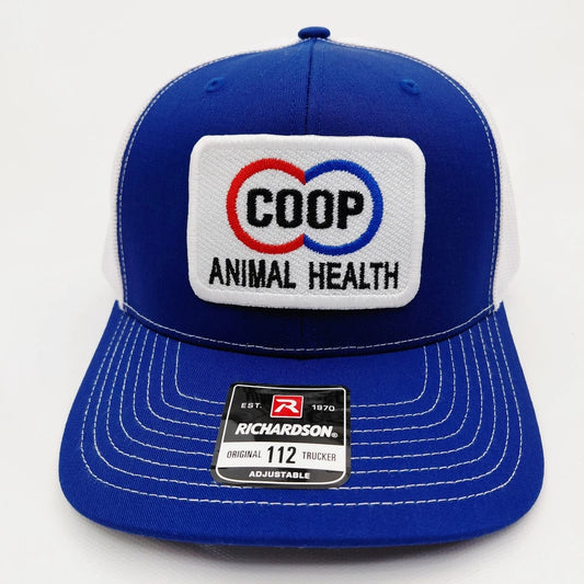 CO-OP Animal Health Farm Ranch Embroidered Patch Richardson 112 Hat Cap