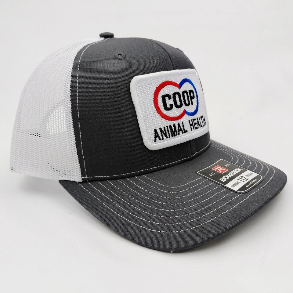CO-OP Animal Health Farm Ranch Embroidered Patch Richardson 112 Hat Cap