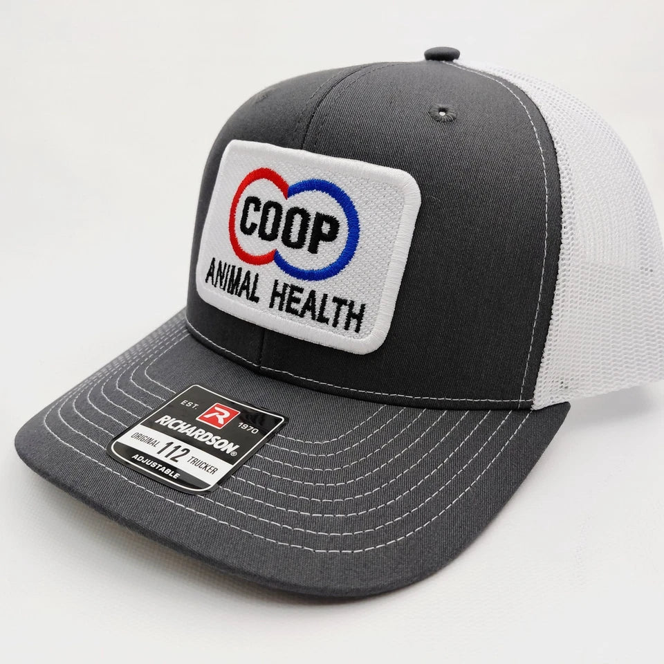 CO-OP Animal Health Farm Ranch Embroidered Patch Richardson 112 Hat Cap