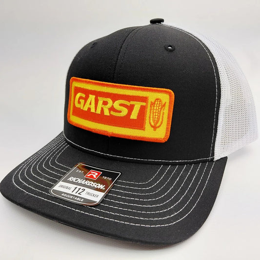 Garst Seeds Hat Embroidered Patch Cap Mesh Snapback Richardson 112