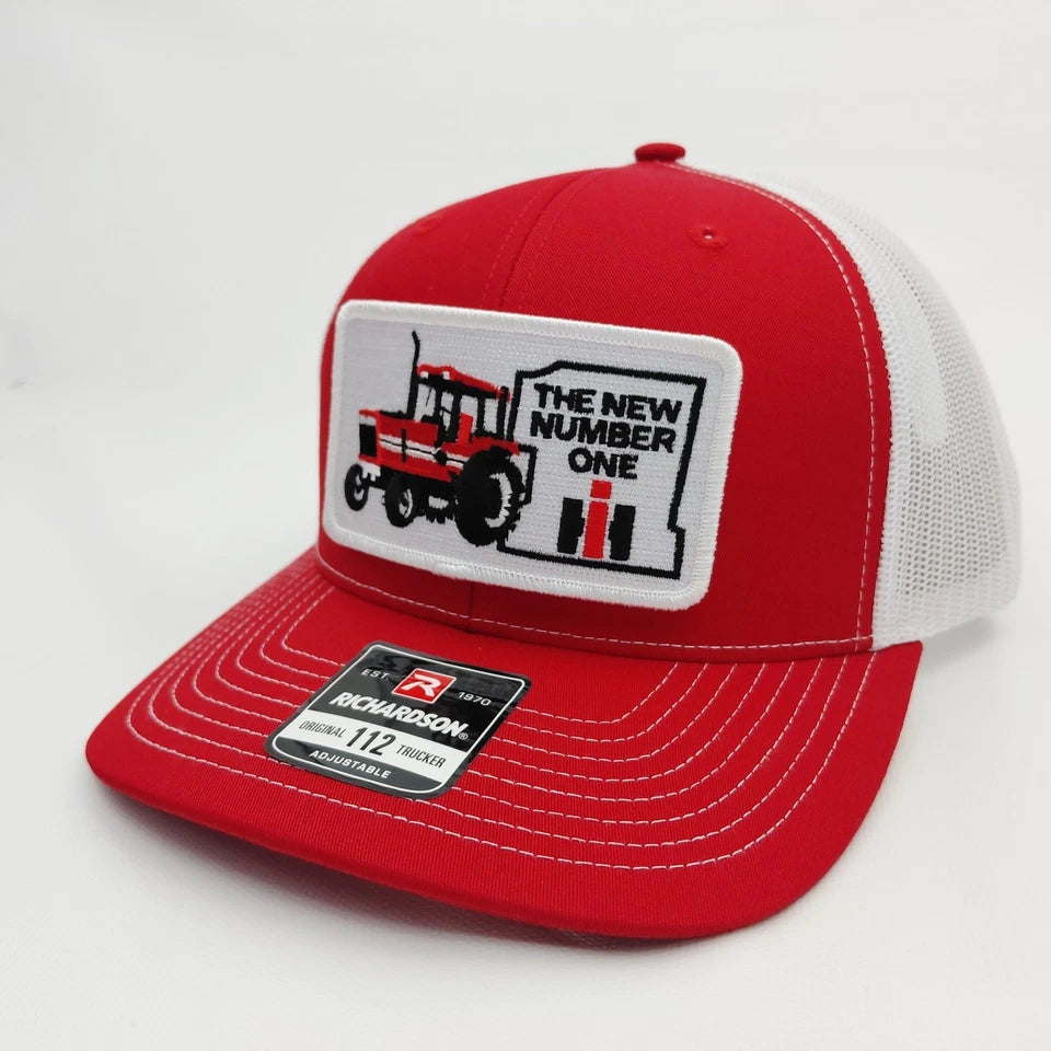 Massey Furguson Tractor Hat Embroidered Patch Snapback Richardson 112