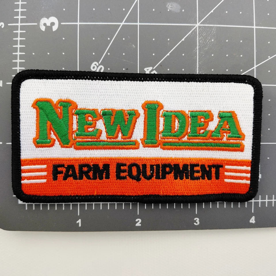 New Idea Farm Equipment Rancher Farmer Embroidered Patch for Caps Jackets