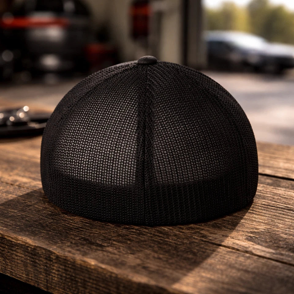 Z71 Flexfit Fitted Hat Cap Embroidered Black (Pick Your Size)