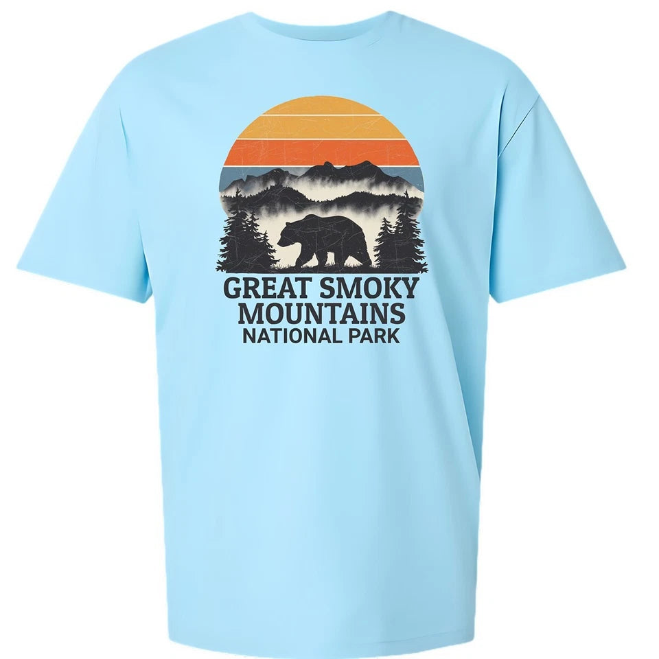 Great Smoky Mountains National Park T-Shirt Bear Nature Hiking Outdoors