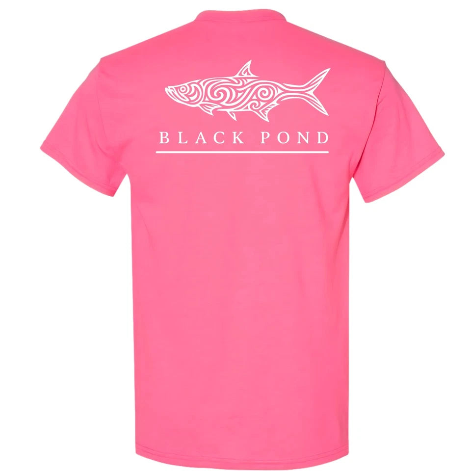 Black Pond Saltwater Series Tarpon Men's T-shirt Offshore Fishing