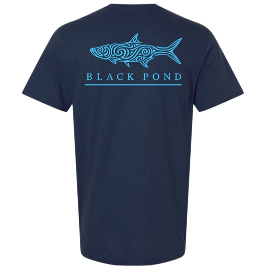 Black Pond Saltwater Series Tarpon Men's T-shirt Offshore Fishing