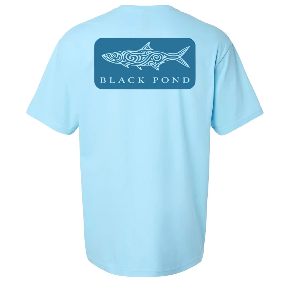Black Pond Saltwater Series Tarpon Men's T-shirt Offshore Fishing