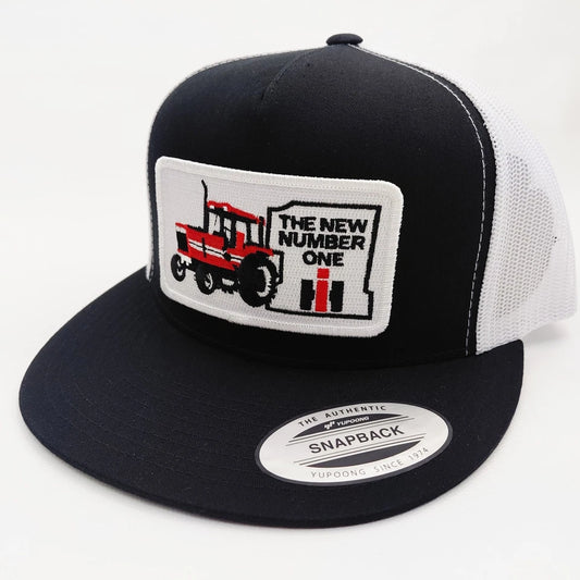 Massey Furguson Tractor Hat Embroidered Patch Flat Bill Snapback