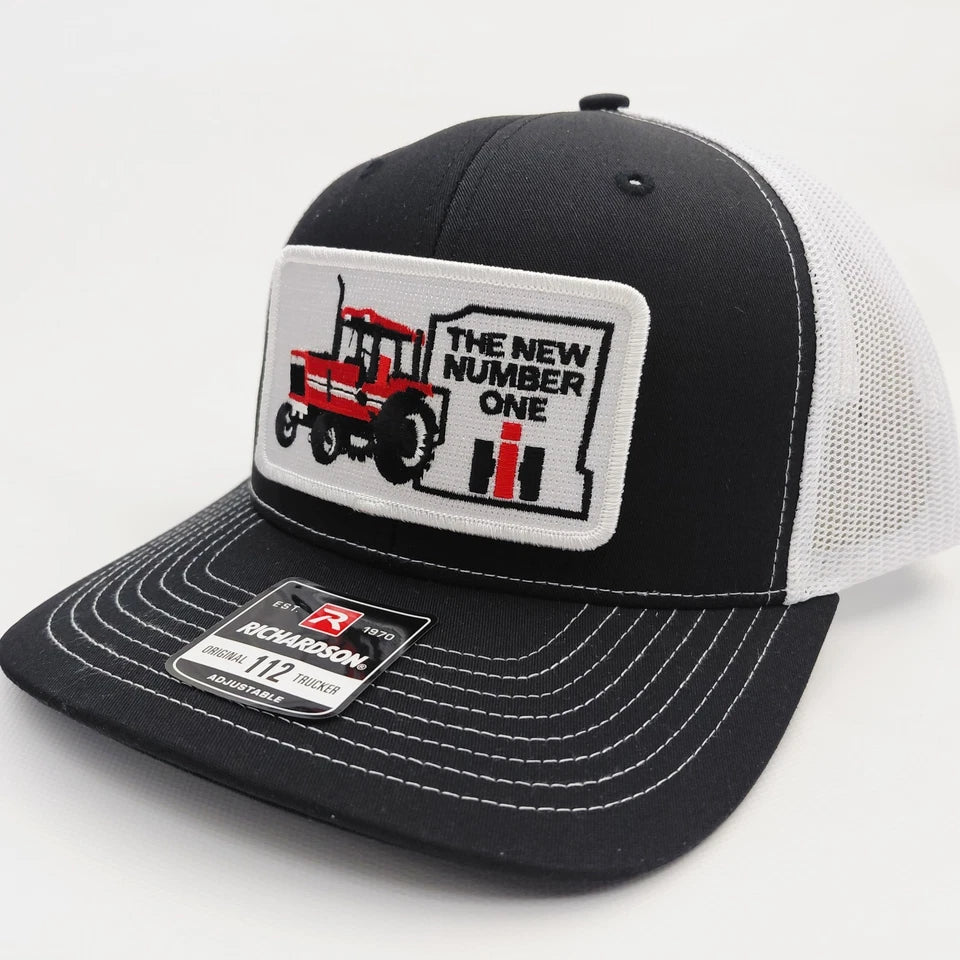 Massey Furguson Tractor Hat Embroidered Patch Snapback Richardson 112