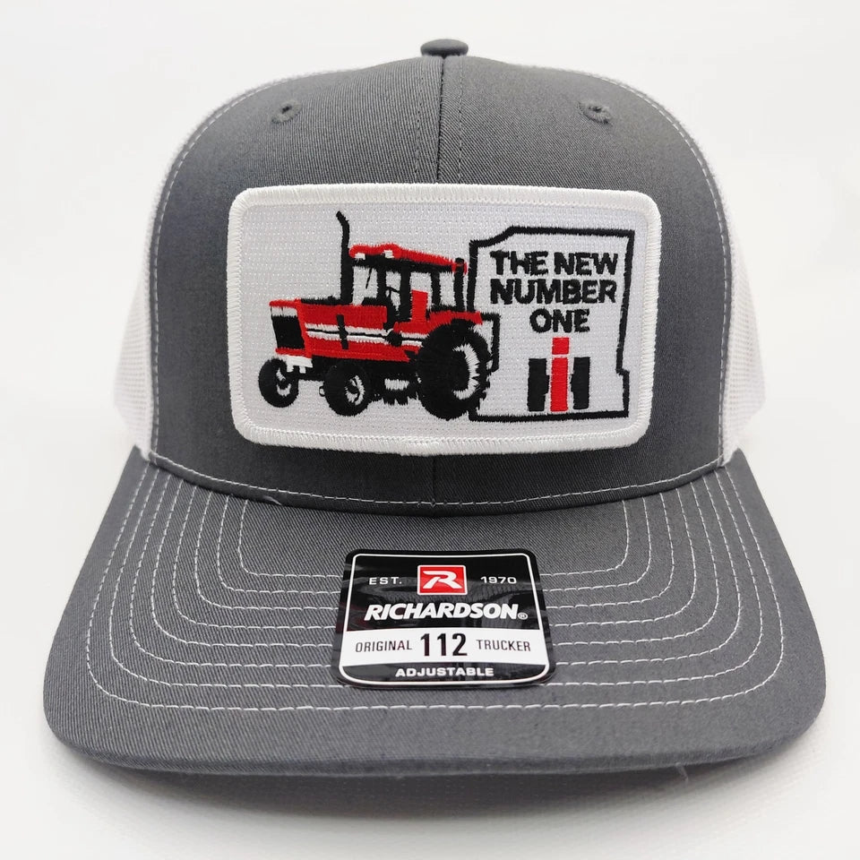 Massey Furguson Tractor Hat Embroidered Patch Snapback Richardson 112