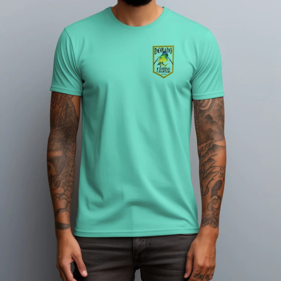 Dorado Fishing Charters Mahi Fishing T-Shirt Dolphin Fish