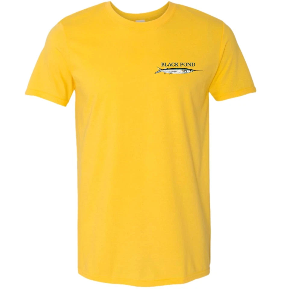 Black Pond Saltwater Series Men's T-shirt Offshore Fishing Mahi Tuna Wahoo