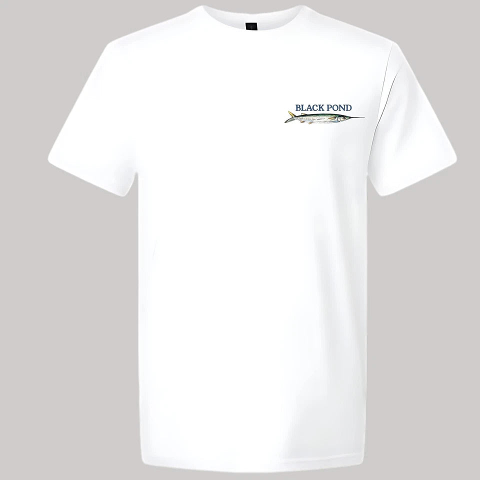 Black Pond Saltwater Series Men's T-shirt Offshore Fishing Mahi Tuna Wahoo