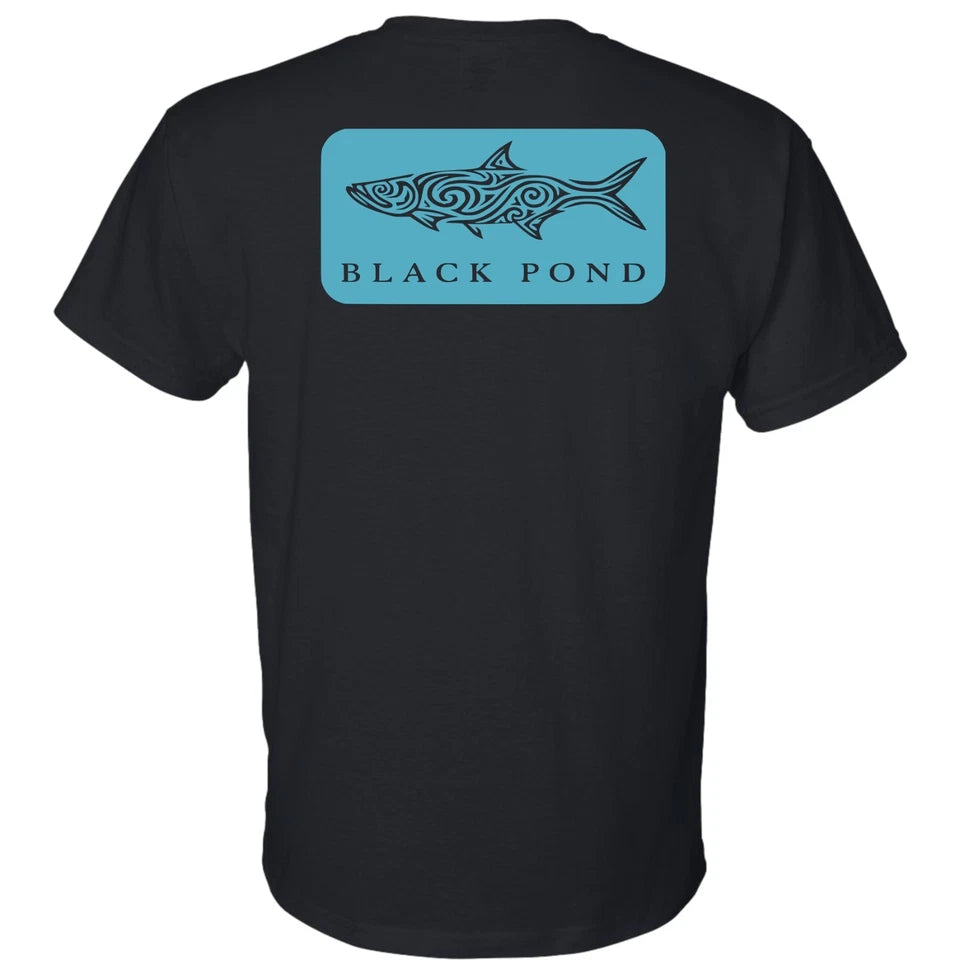 Black Pond Saltwater Series Tarpon Men's T-shirt Offshore Fishing