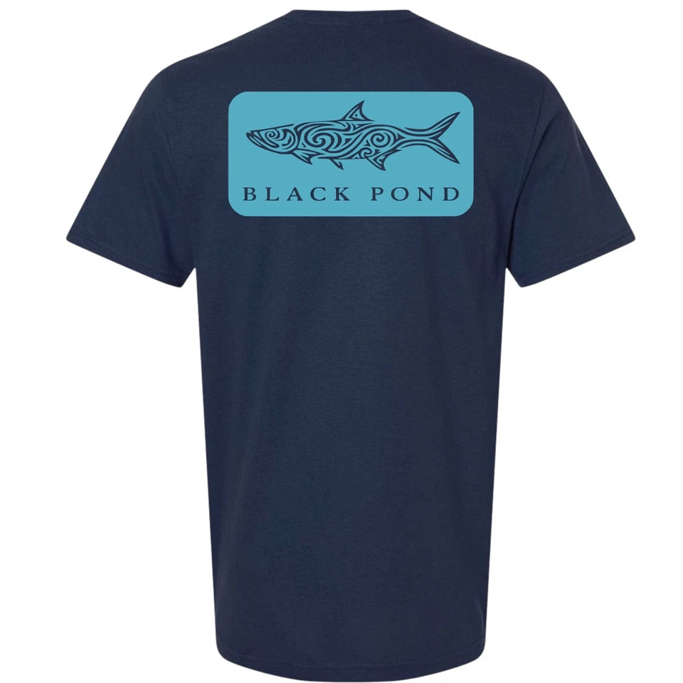 Black Pond Saltwater Series Tarpon Men's T-shirt Offshore Fishing