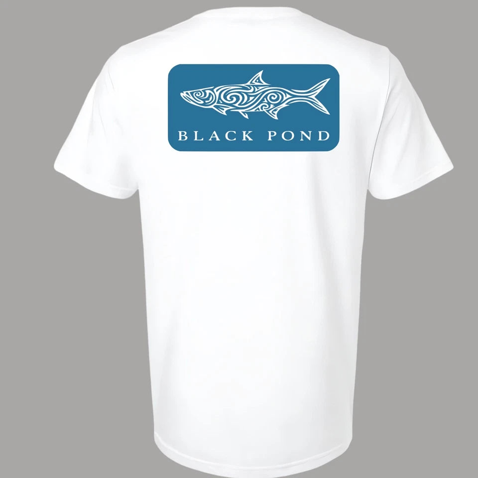 Black Pond Saltwater Series Tarpon Men's T-shirt Offshore Fishing