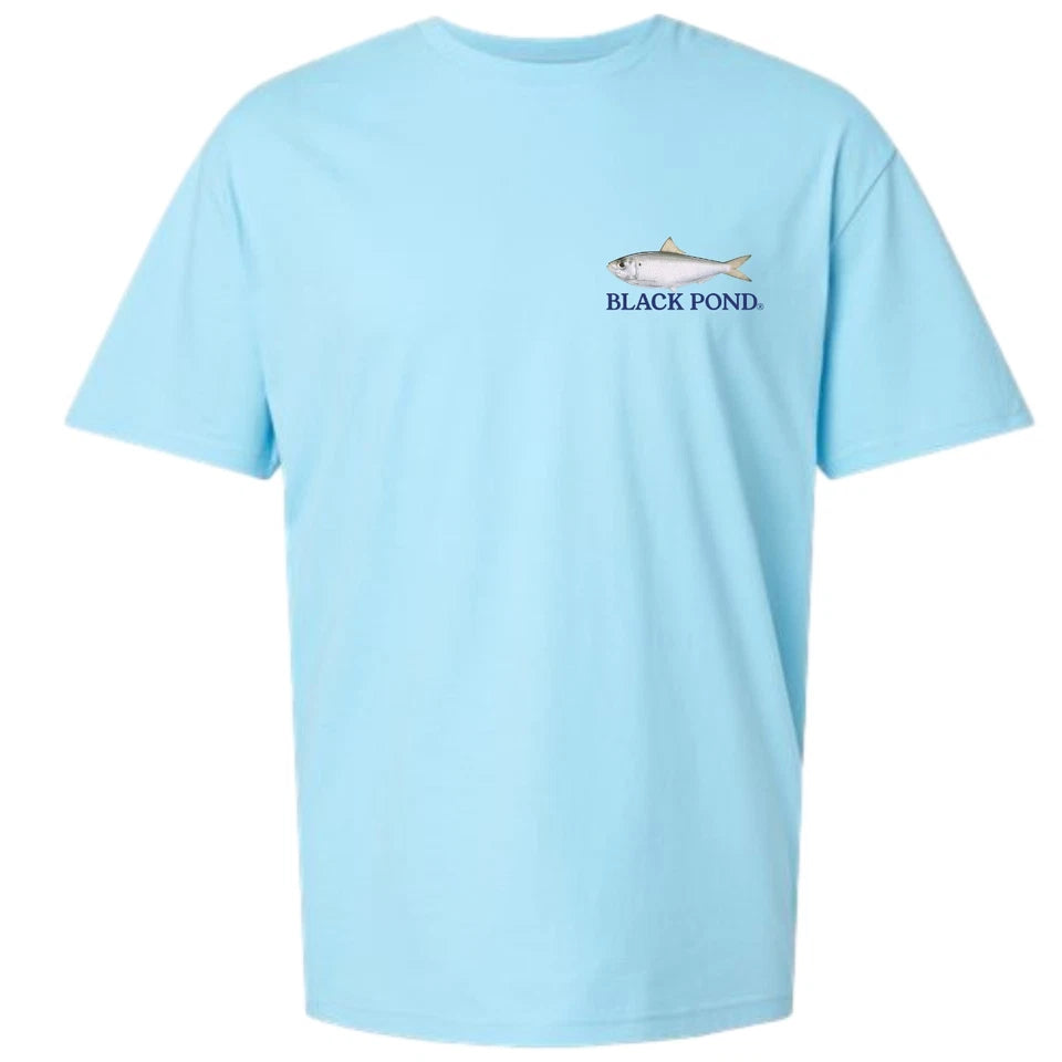 Black Pond Saltwater Series Snook Men's T-shirt Backwater Fishing
