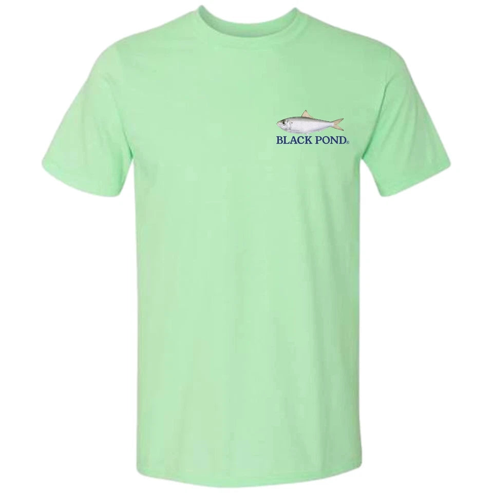 Black Pond Saltwater Series Snook Men's T-shirt Backwater Fishing