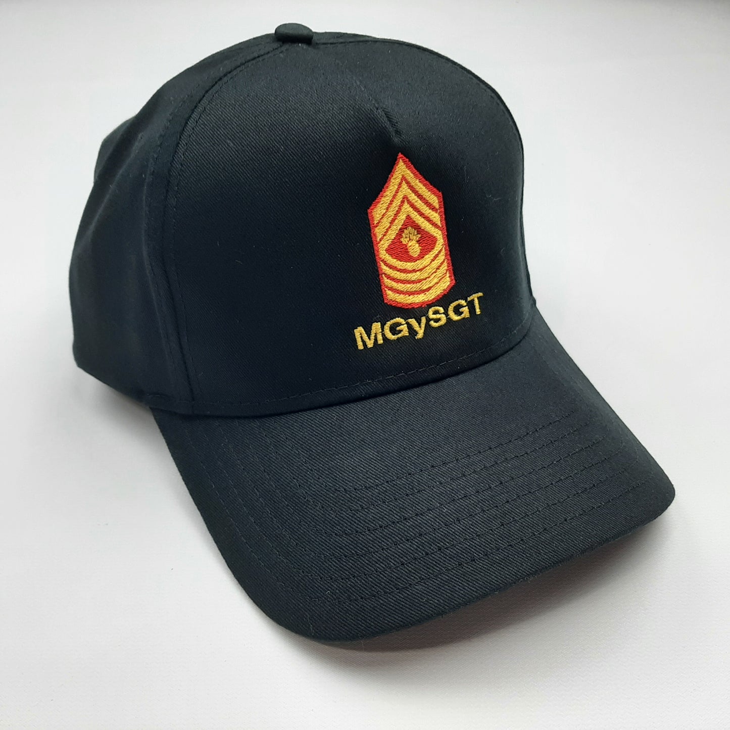 MGYSGT Master Gunnery Sergeant Men's Ball Cap Hat Black Embroidered Cotton