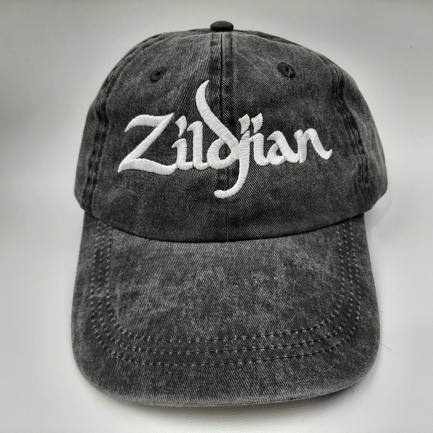 Zildjian Embroidered Relaxed Cotton Dad Hat Cap Gray Washed