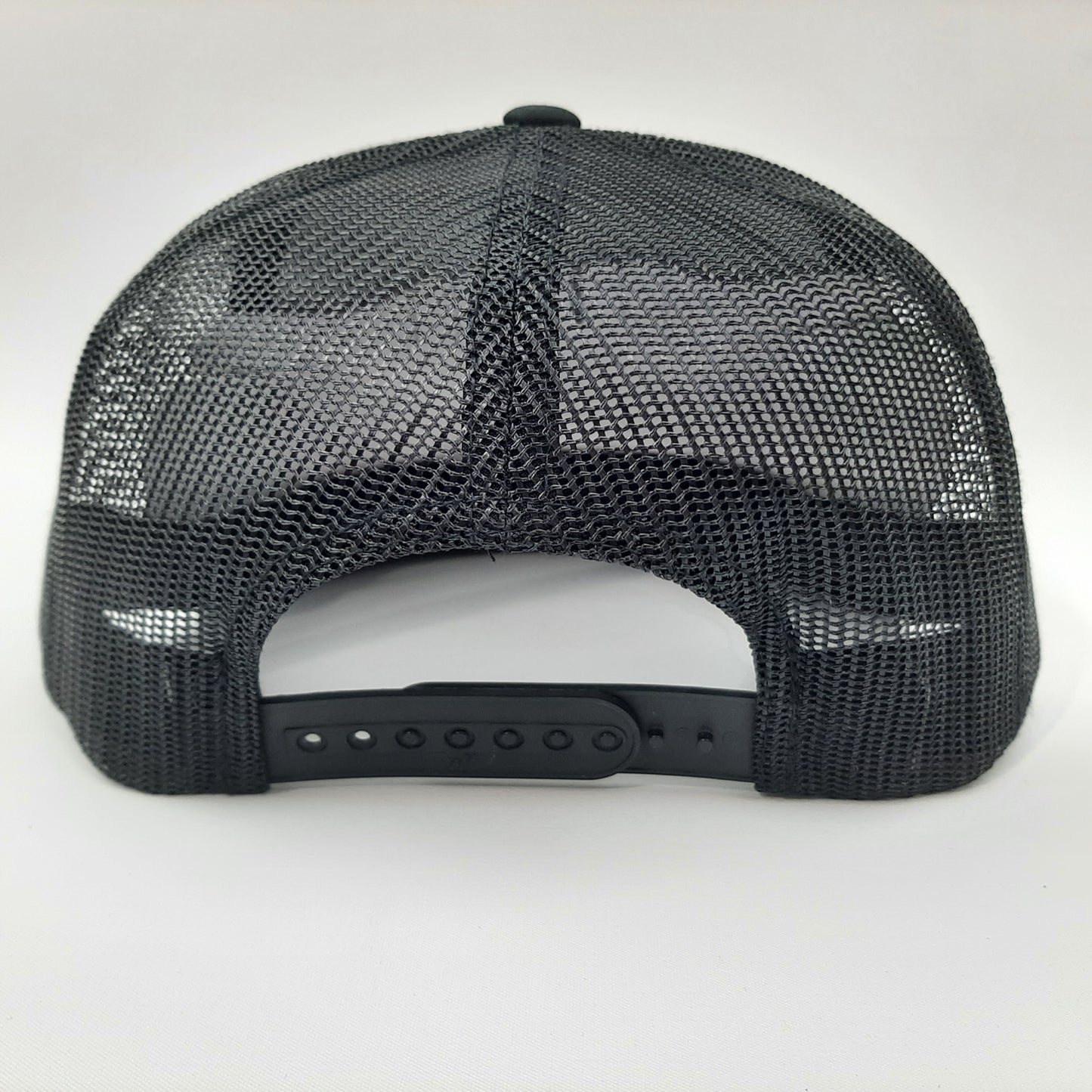 John Deere Embroidered Flat Bill Mesh Snapback Cap Hat Black Yupoong