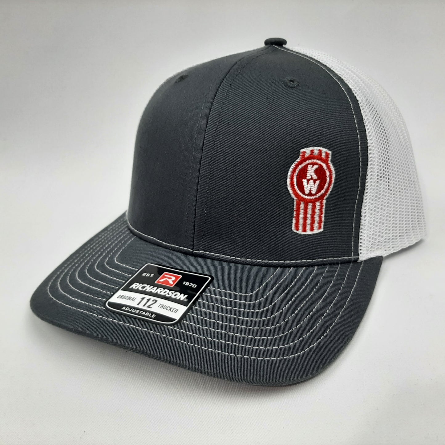 Kenworth Embroidered Richardson 112 Trucker Mesh Snapback Cap Hat