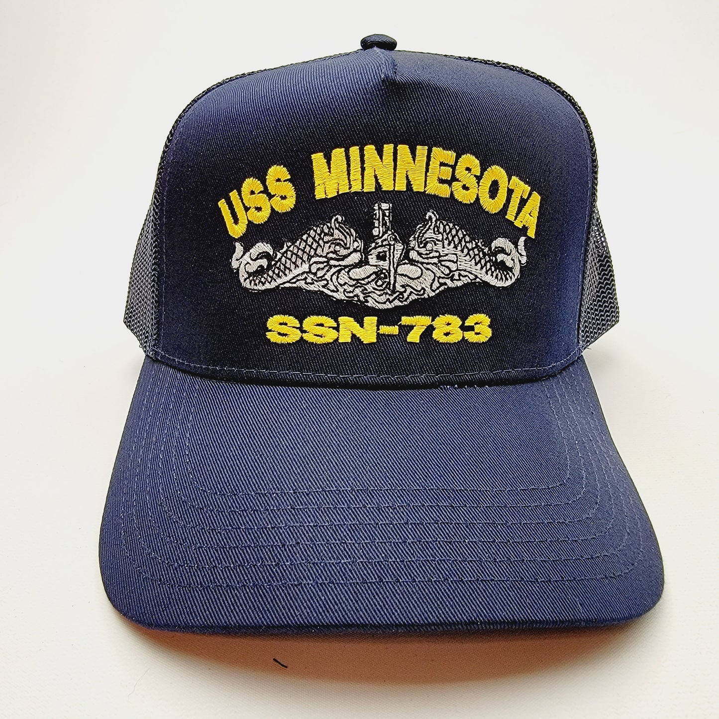 US NAVY USS MINNESOTA SSN-783 Embroidered Hat Baseball Cap Adjustable Blue