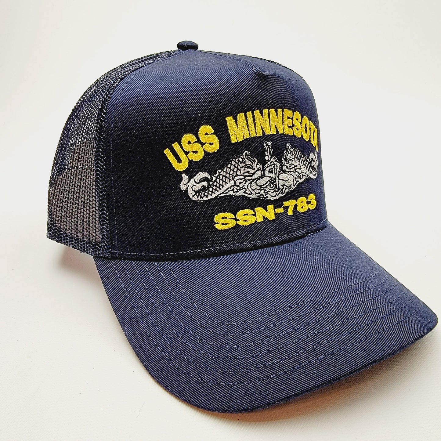 US NAVY USS MINNESOTA SSN-783 Embroidered Hat Baseball Cap Adjustable Blue