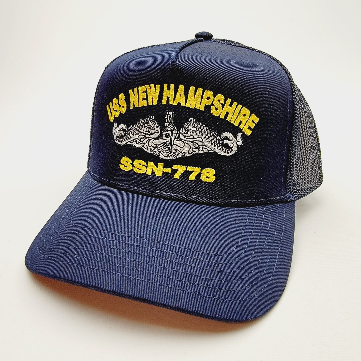 US NAVY USS NEW HAMPSHIRE SSN-778 Embroidered Hat Baseball Cap Adjustable Blue